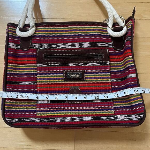 Mansi Authentic Handmade Guatemala Tikal Shoulder Bag NWOB - Picture 13 of 16